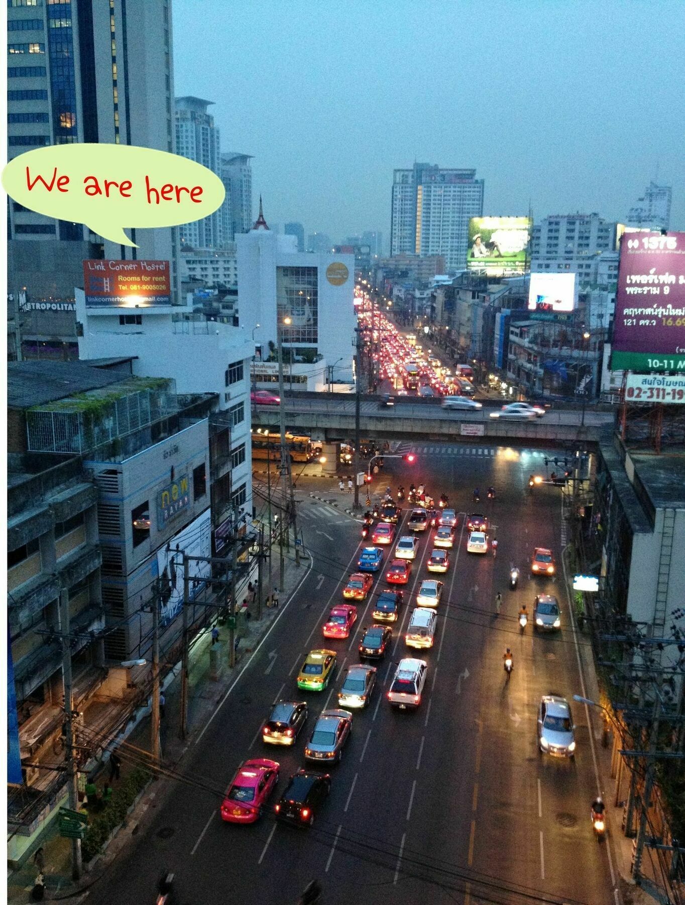 Link Corner Hostel Bangkok Exterior foto